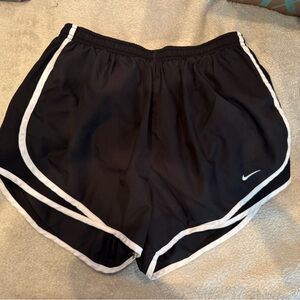 Nike Black and White Athletic Shorts for Performance